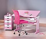 Links 99800350 Kinderschreibtisch Schülerschreibtisch Schreibtisch Kinderzimmer Tisch, rosa - 17