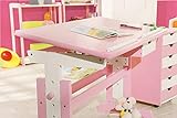 Links 99800350 Kinderschreibtisch Schülerschreibtisch Schreibtisch Kinderzimmer Tisch, rosa - 3