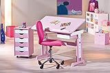 Links 99800350 Kinderschreibtisch Schülerschreibtisch Schreibtisch Kinderzimmer Tisch, rosa - 9