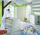 roba Komplett-Kinderzimmer ‘Dreamworld 3’, bestehend aus Kinderbett 70 x 140 cm, Wickelkommode, Kleiderschrank 3-türig - 2