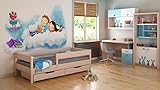 Jugendbett Kinderbett Funktionsbett Holz 160x80 2 Schubladen Lattenrost 4 Farben - 