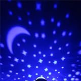 SOLMORE LED Star Projektor Nachtlicht Sterne Diamanten Licht Nachtlicht Sternenhimmel-Projektor Nacht Lampe Beleuchtung 3 Austauschbare Film (Stern himmel ,Happy Birthday ,Sea World) USB/Batteriebetrieben für Kinder Weihnachten Geburtstag Geschenk Zimmer Deko schwarz - 
