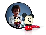 Philips Disney Micky Maus LED Nachtlicht, schwarz/rot, 717093016 - 