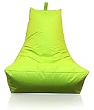 Mesana XXL Lounge-Sessel, ca. 100x90x80 cm, Sitzsack für Outdoor & Indoor, wasserabweisend, viele verschiedene Farben, apfelgrün - 4