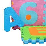 Puzzlematte 86 tlg. – Kinderspielteppich Spielmatte Spielteppich Schaumstoffmatte Matte bunt - 9