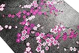Designer Teppich Moderner Teppich Wohnzimmer Teppich Blumenmuster Grau Lila Pink Weiss Rosa Größe 60×110 cm - 4